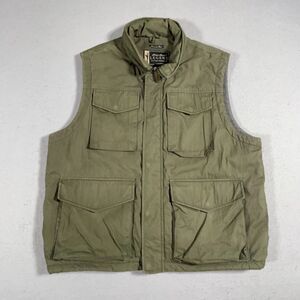 Eddie Bauer Legend Men‎ Small Green Fleece Lined Tumwater Outdoors Safari Vest